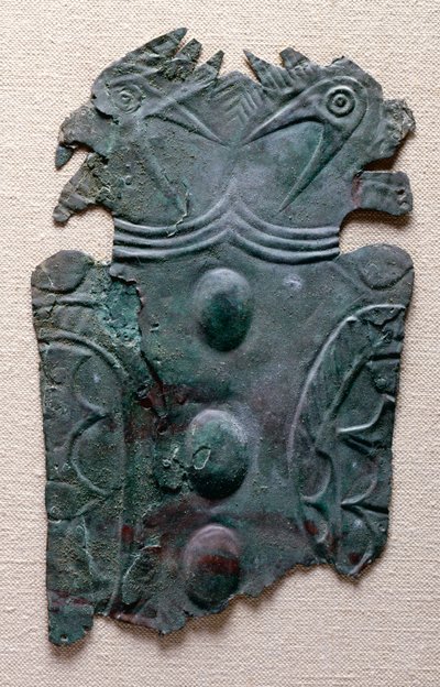 Wulfing Plate, Missouri, 1200-1400 by Mississippian culture